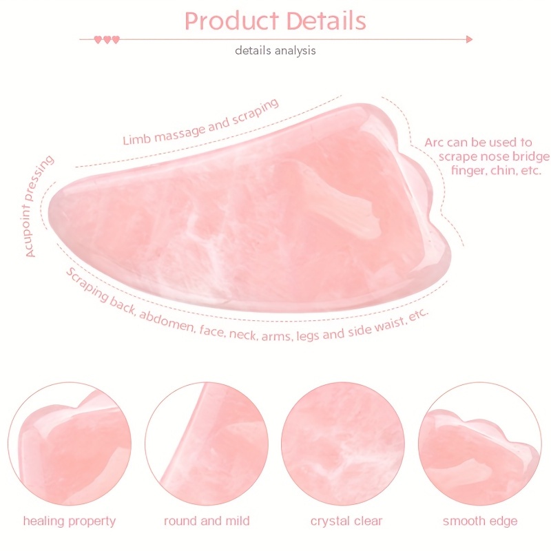 Gua Sha Facial Tool Self Care Massage - Reduce Puffiness