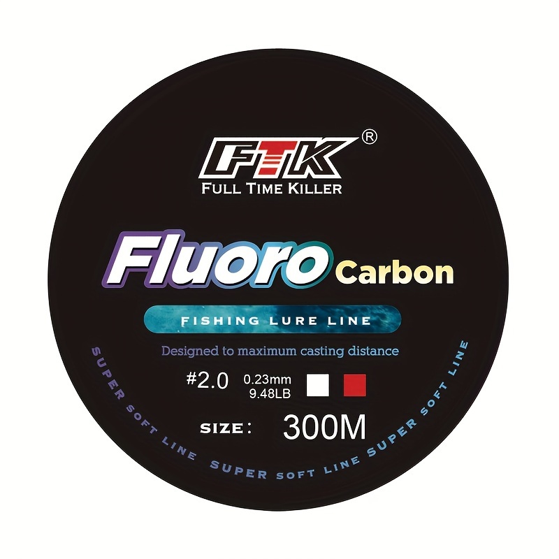 FTK Fluorocarbon Fishing Line 100M (4lb FTK Fluorocarbon Fishing Line 100M)  : : Sports & Outdoors
