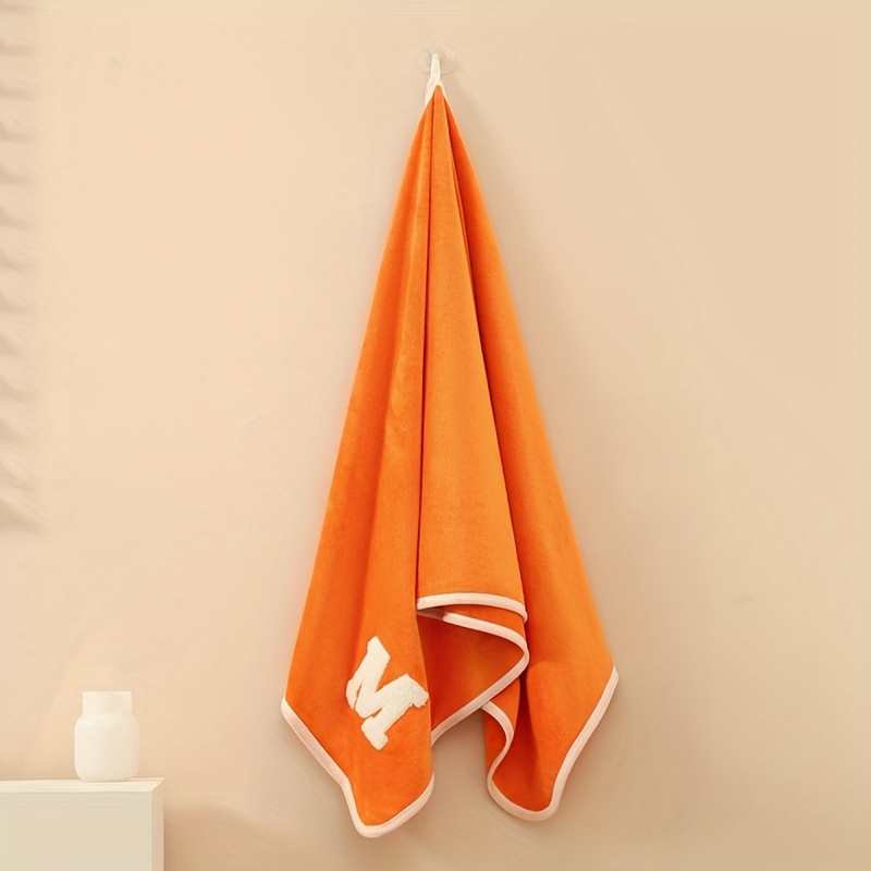 Soft Towel Set Letters Embroidered Face Bath Towel