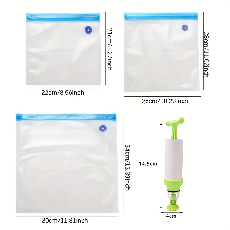 Plastic Vacuum Packing Bags, Food Bag, Sealing Mouth Vacuum Pump