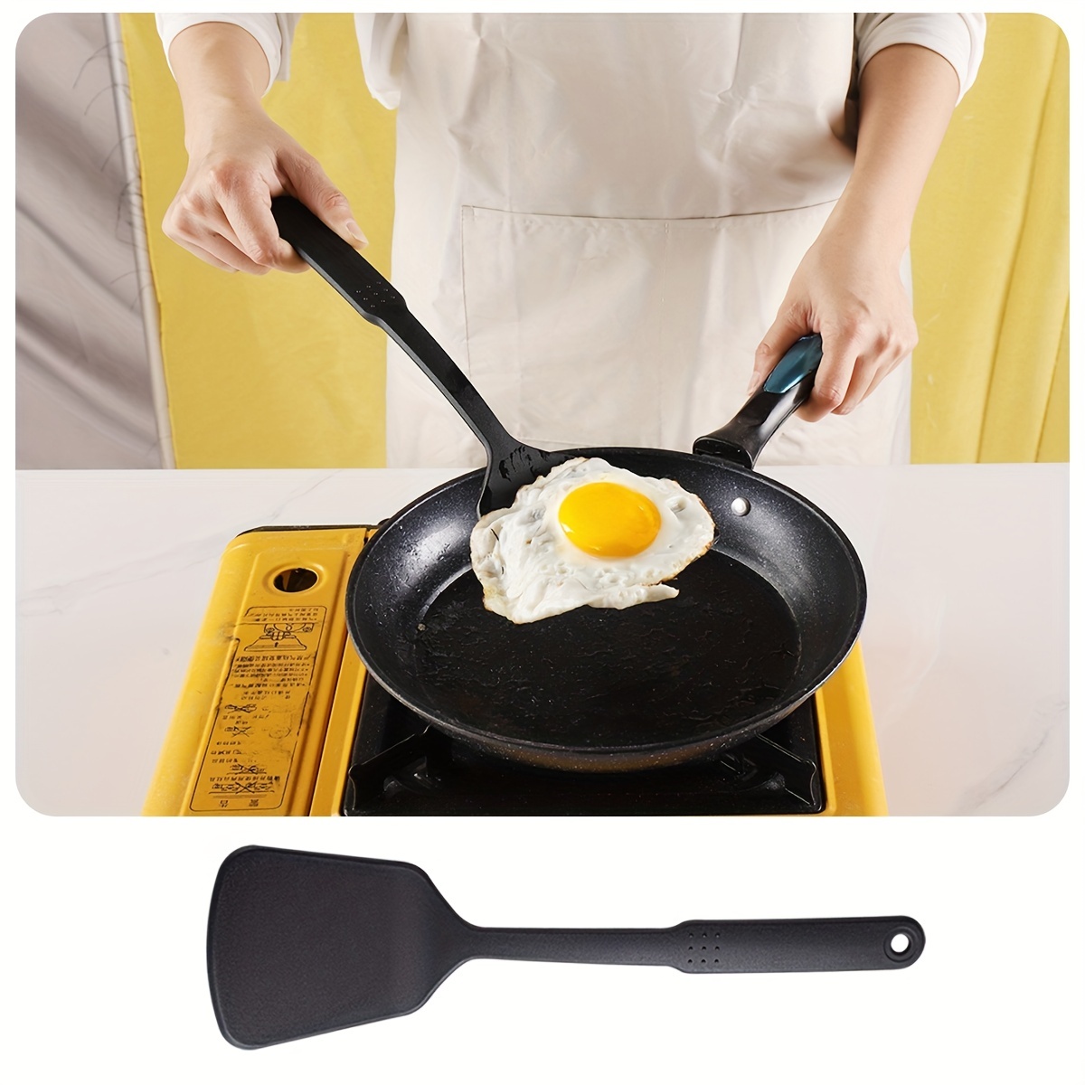 Premium Quality 1Pcs Turner Spatulas With Wooden Grip,Pancake Turner Egg  Flipper