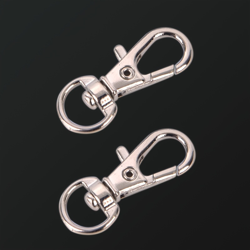 10pcs Mini Aluminum Alloy Keychain Making Snap Spring Clip Hook Carabiner  Buckle, Don't Miss These Great Deals