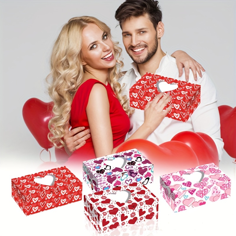 20 cajas de regalo transparentes cuadradas transparentes para caramelos,  chocolate, San Valentín, regalos, 10 x 10 x 10 cm : : Otros  Productos