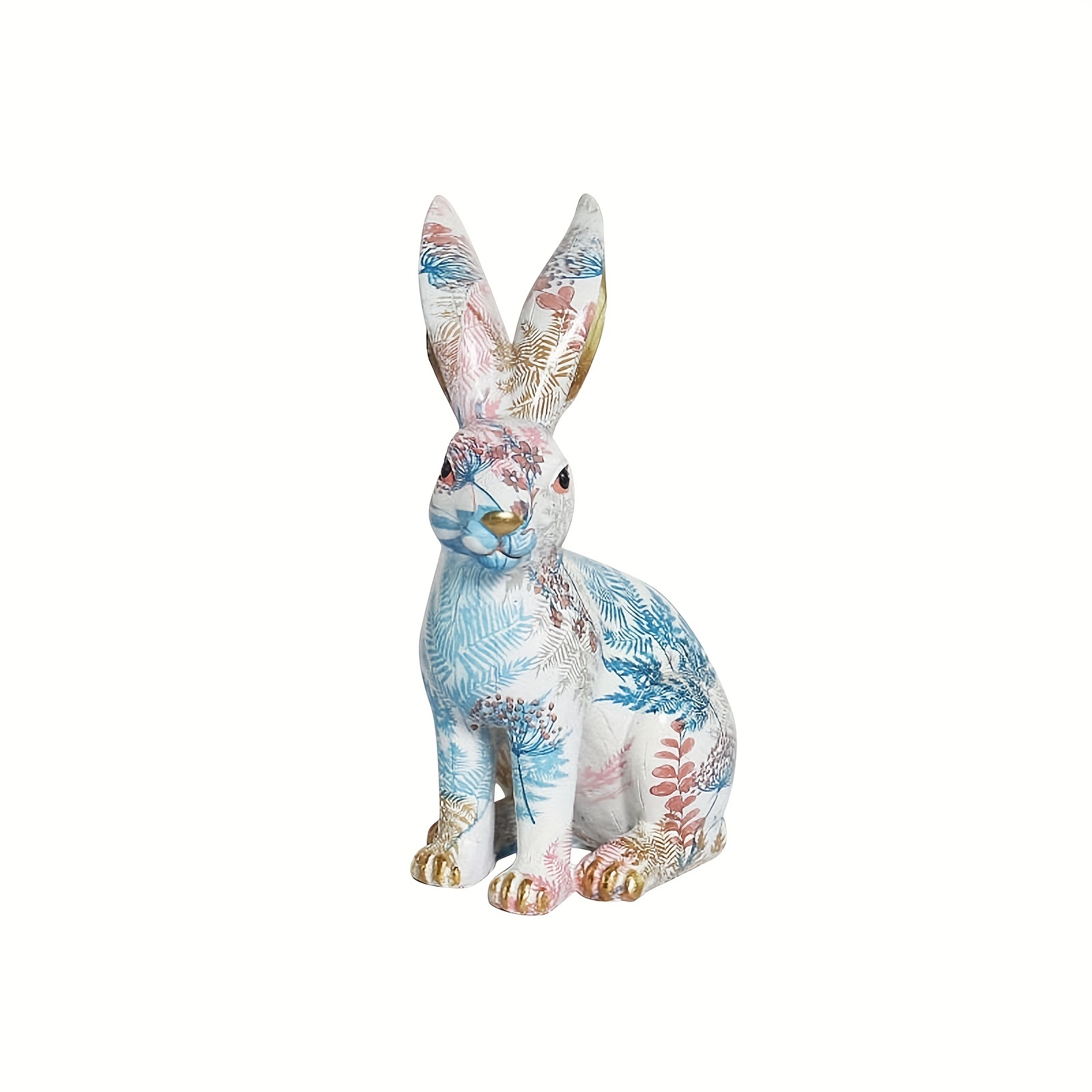 Grosshandel Niedliche kleine Kaninchen-Ornamente aus leuchtendem Harz 