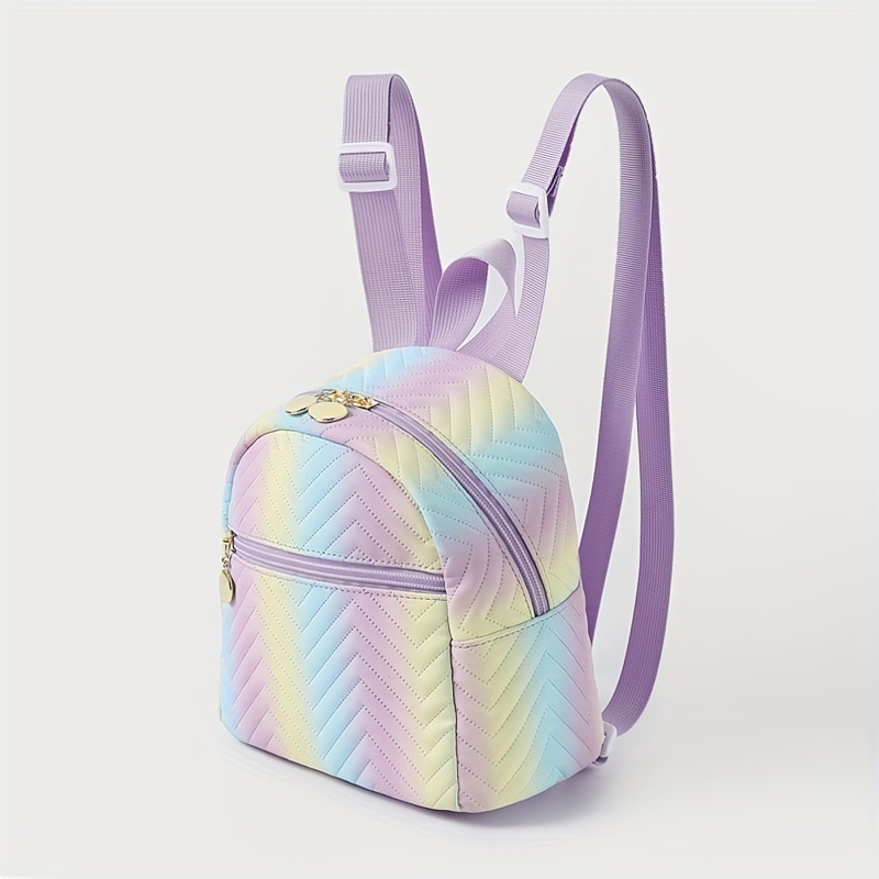 Kids Gradient Quilted Backpack