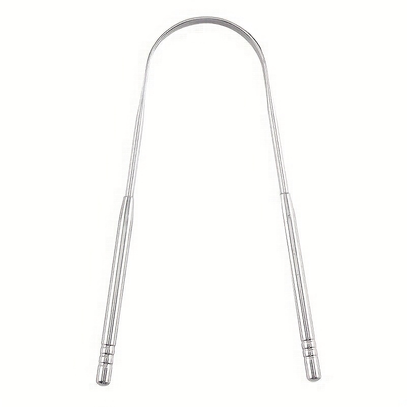Ushaped Metal Tongue Scraper Cleaner, Portable Stainless Steel Tongue