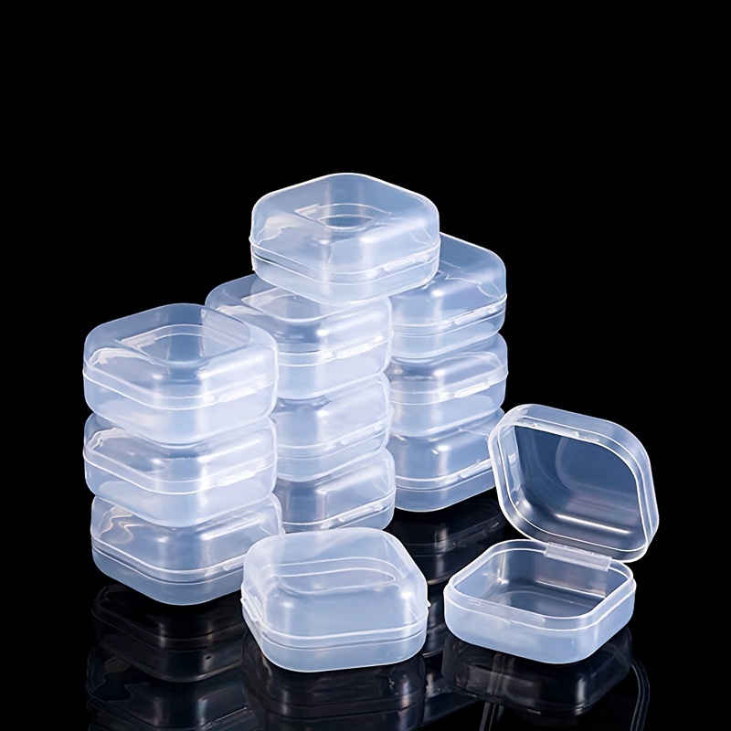 Mini Plastic Storage Containers Box Portable Pill Medicine - Temu