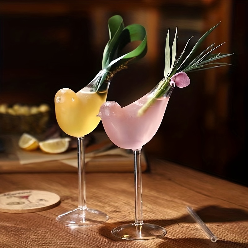 1pc, Bird Shaped Cocktail Glass, Clear Wine Glass With Stem, Creative  Champagne Glasses, Drinking Cups, For Bar, Pub, Club, Restaurant, Home Use,  Summer Drinkware Accessories, Home Kitchen Items