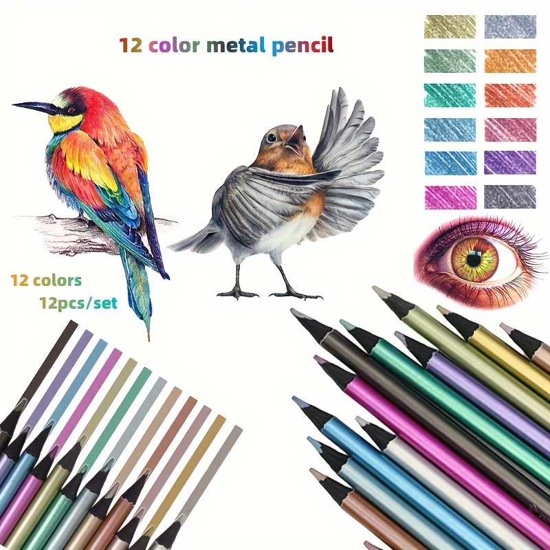 Sketching And Drawing Colored Pencils Set Art Supplies - Temu