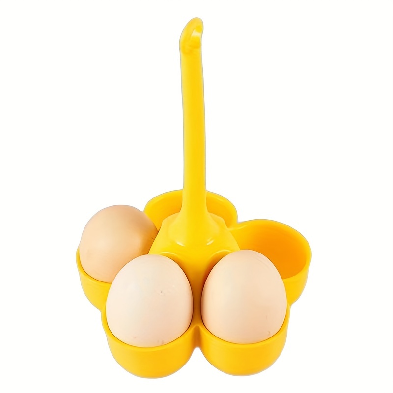 Five Holes Silicone Boiled Egg Tray, Boiled Egg Device, High