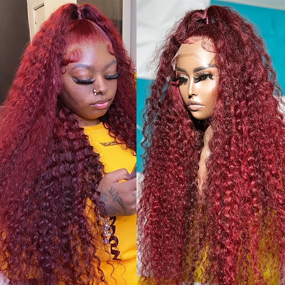 Water Wave 13x4 Lace Front Wigs Human Hair Pre Plucked Baby - Temu Canada
