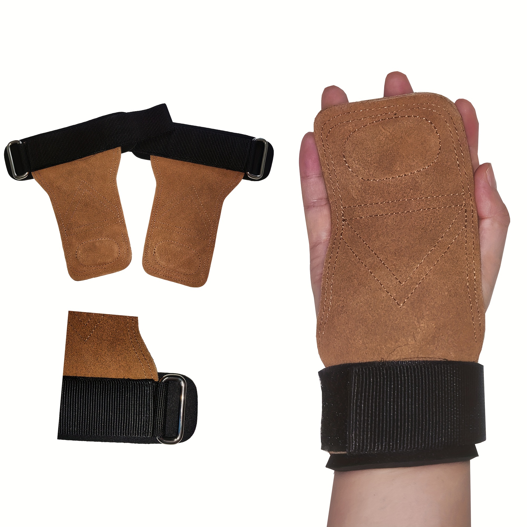 Lifting Straps Cowhide Weight Lifting Gloves Heavy Duty - Temu