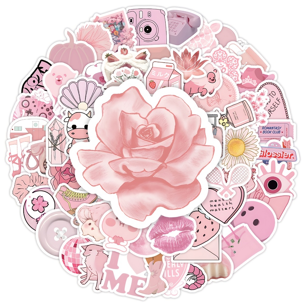 Pegatinas  Floral, Roses drawing, Aesthetic stickers