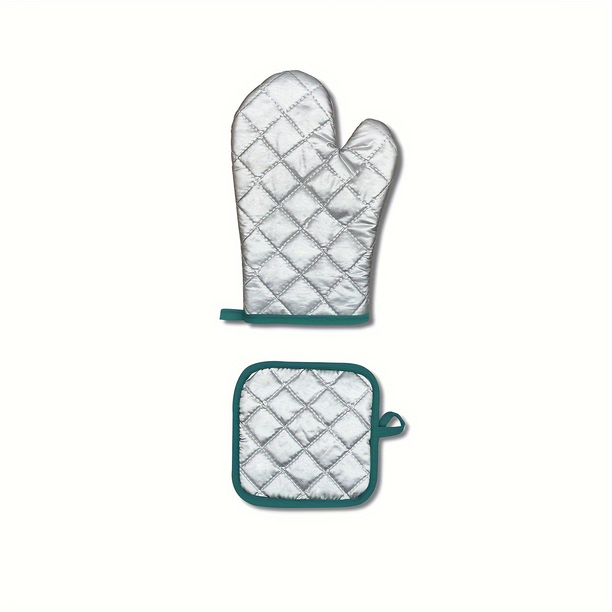 Colorful Cotton Oven Mitts, Heat Resistant Baking Insulation