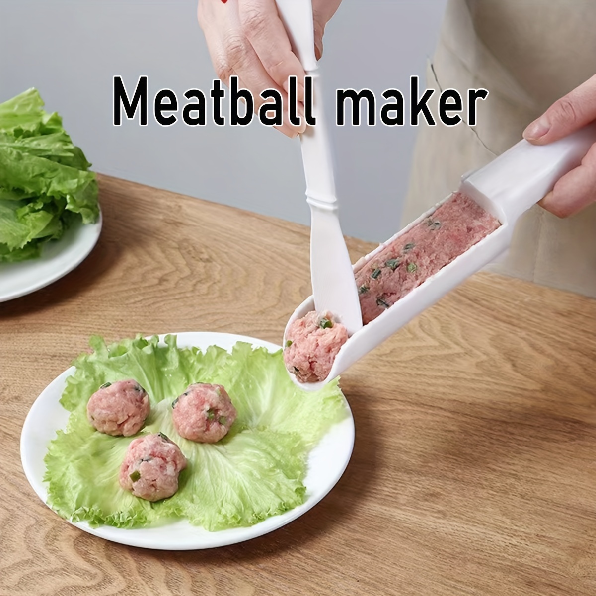 Meatball Scoop Maker, Maker