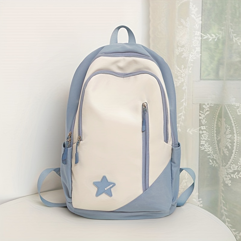 Large Capacity Retro Style Backpack Lightweight with Laptop Compartment