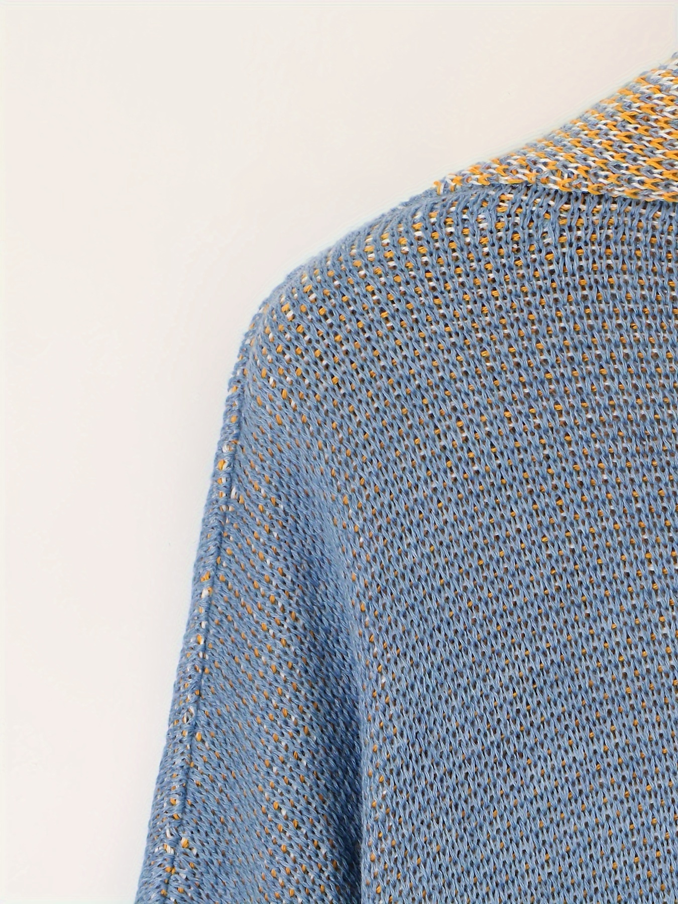 Aztec Print Knit Cardigan, Vintage Open Front Long Sleeve Sweater, Women's  Clothing - Temu