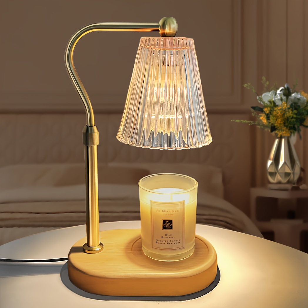 Candle Warmer Lamp - Electric Candle Lamp Warmer with Dimmable & Timer for  Jar Scented Candles, Bedroom Home Decor Dimmable Vintage Wax Melt Warmer