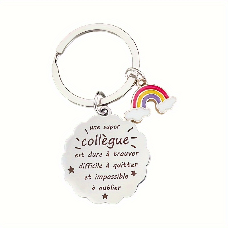 

Coworker Keychain Colleague Gifts Stainless Steel Appreciation Gift For Friends Thank You Leaving Going Away Retirement Gift
