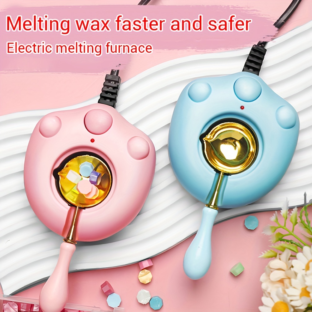 Sealing Wax Melting Furnace, Wax Seal Warmer Wax, Melting Furnace Tool for  Melting Wax Seal Sticks, Sealing Wax Beads (Electric Wax Melting Furnace 