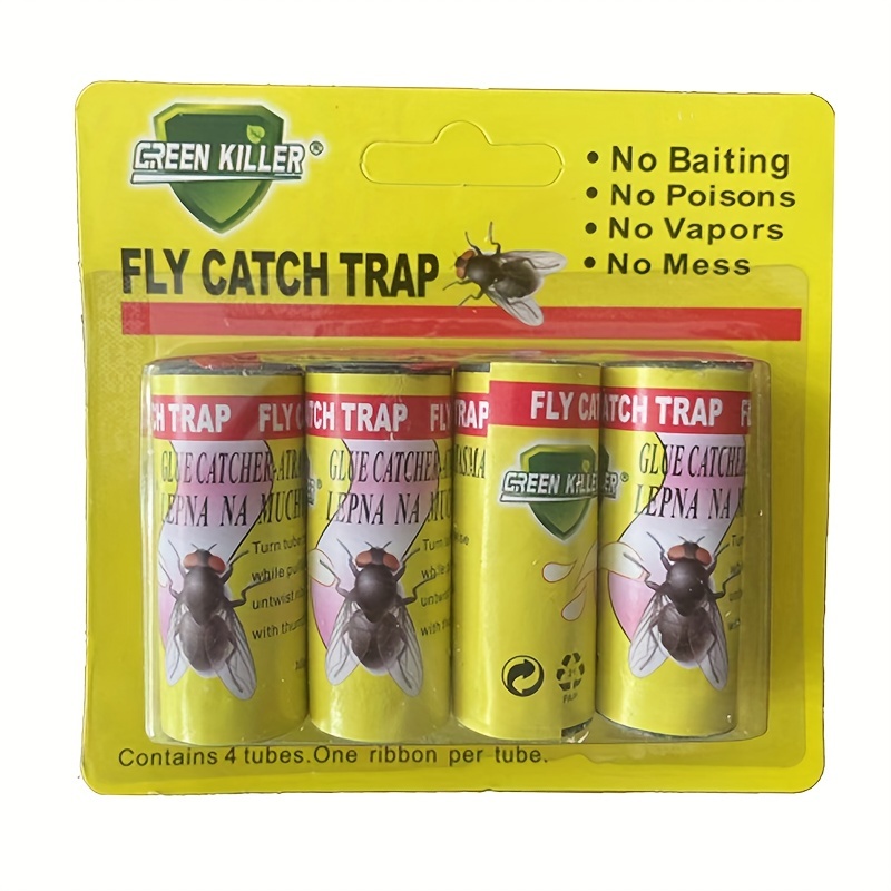 Sticky Fly Ribbons Trap 8pcs Pest Control