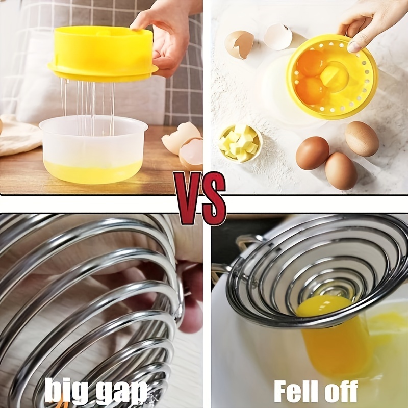 Eier abscheider Protein trenn werkzeug weißes Eigelb Sieben zu Hause  Küchenchef Essen Koch gerät Ei Teiler Ei Werkzeuge 4 Farben - AliExpress