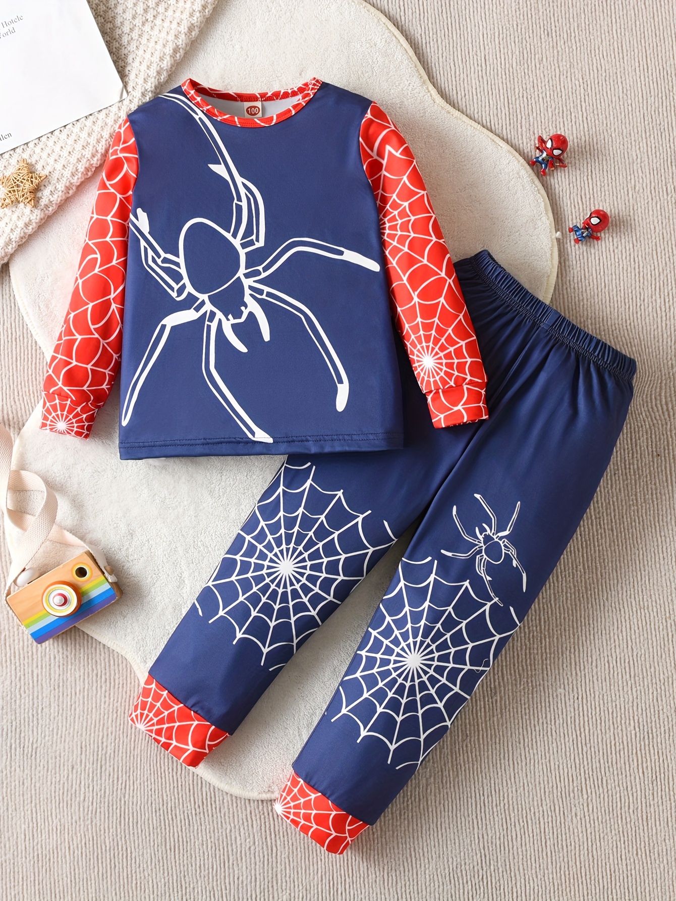 Girls discount spiderman pjs