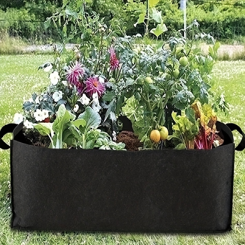 Plant Grow Bags Felt Grow Bag Gardening Fabric Grow Pot Vegetable Growing  Planter Garden Flower Planting Pots