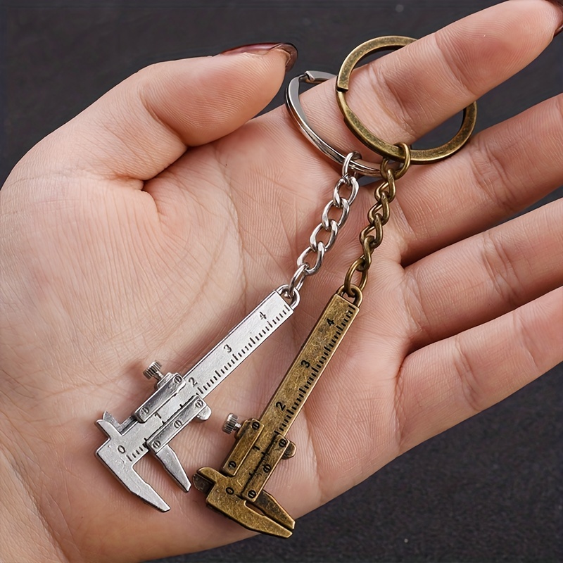 D/A Mini porte-clé pied à coulisse - Mini porte-clé en alliage