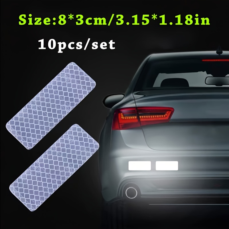 Car Bumper Reflective Safety Strip Stickers Enhance Your - Temu