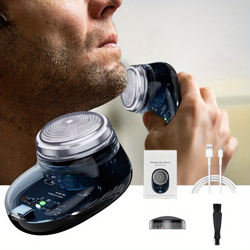 Mini-Shave - Afeitadora eléctrica portátil, maquinilla de afeitar eléctrica  de viaje mejorada 2023, tamaño de bolsillo, lavable, mini maquinilla de