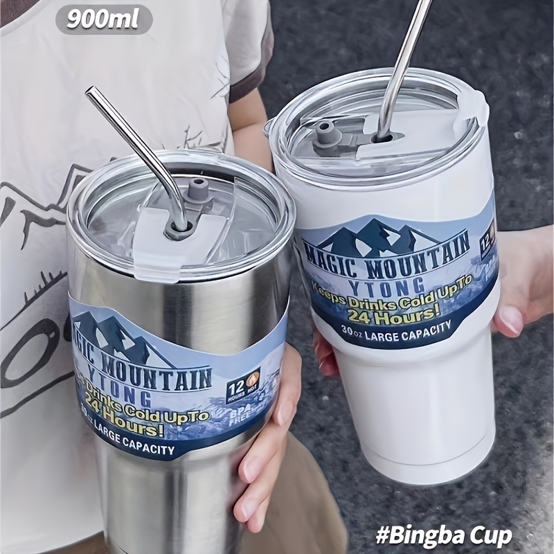stainless steel tea drinking tumbler with