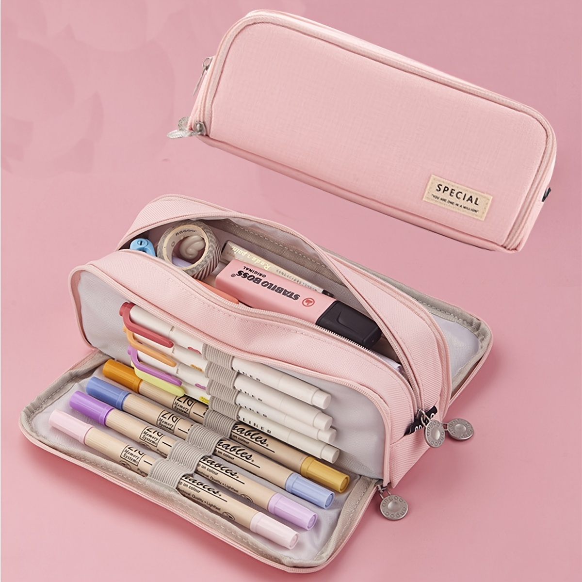 Louis Vuitton Pencil Case ❤ liked on Polyvore featuring home, home decor,  office accessories, louis vuitton pen case…