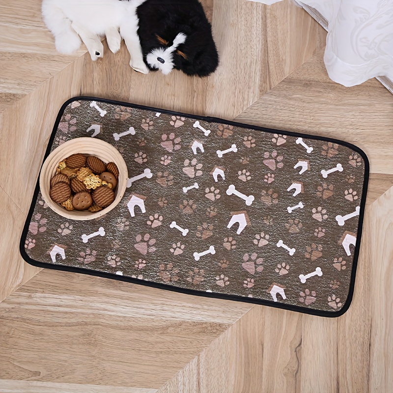 Reusable Dog Feeding Mat Non slip Absorbent Waterproof Dog Temu