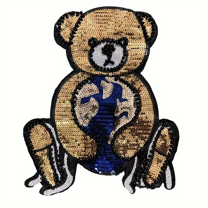 Fabric Sticker Clothes Bear, Patches Clothing Bear