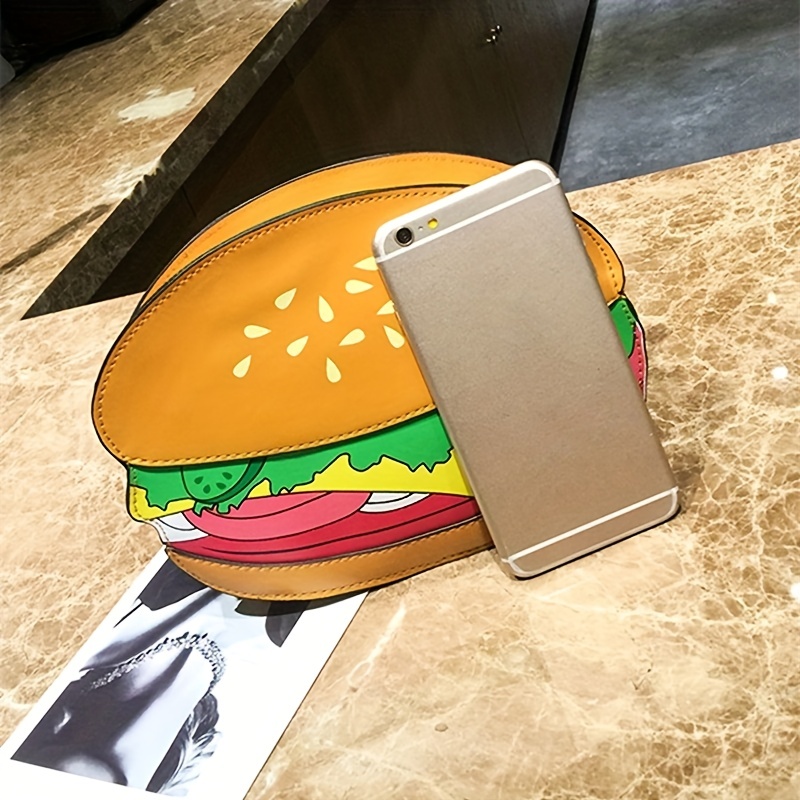 Fast Food Shape Metal Chain Crossbody Bag, Pu Leather Novelty Hamburger  Fries Shape Bag Purse, Fancy Cute Fashion Shoulder Bag - Temu Australia