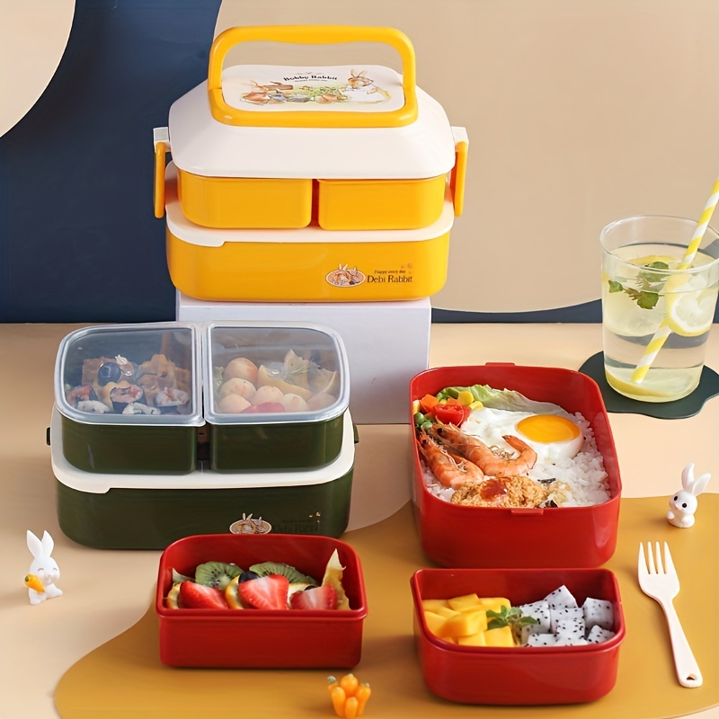 Cute Lunch Box Sealed And Leak proof Food Container With - Temu