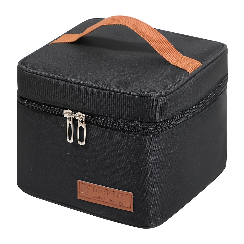 Reusable Insulated Lunch Box Bento Box, Portable Square Lunch Boxes For  Office School Outdoor Camping Fishing - Temu