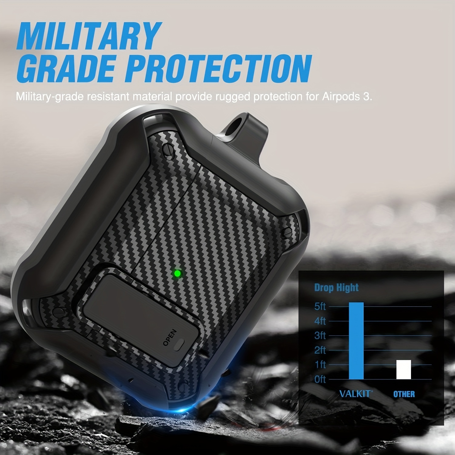 Case 1 2 3 Pro 2 Generation Carbon Fiber Secure Lock - Temu