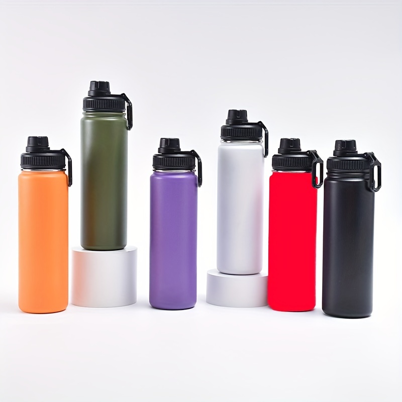 Stainless Steel Double Layer Vacuum Cup, Portable Handheld Insulated Small  Water Bottles For School Sports Travel - Temu