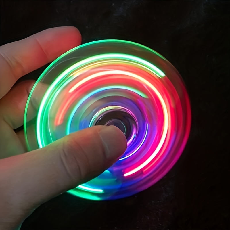 Led Light Flash Main Spinner Jouets Doigt Tri-spinner Jouets Cadeau