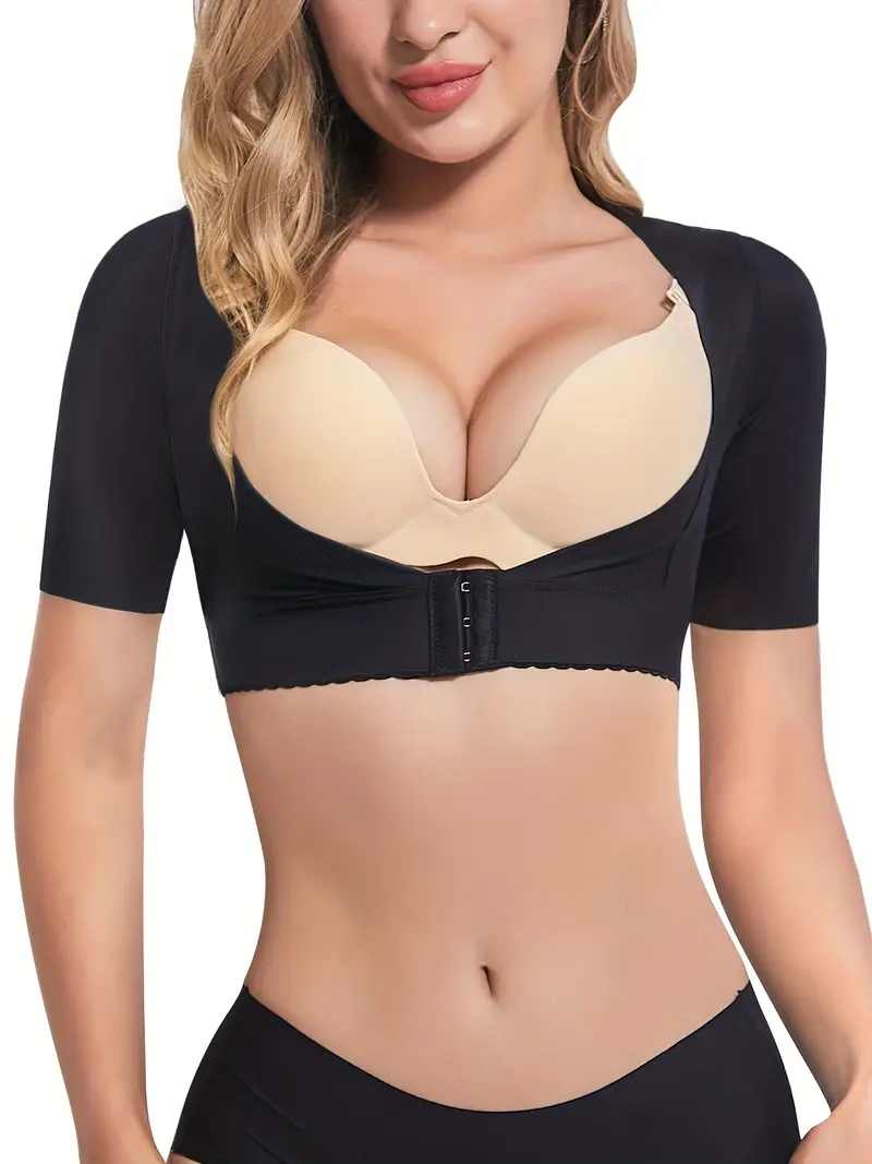 Front Buckle Posture Corrector Tops, Push Up Lifting Open Bust Top, Women's  Underwear & Shapewear