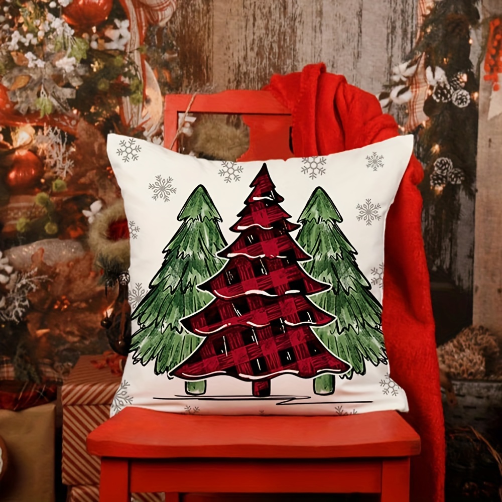 Christmas Decorations Christmas Pillow Covers 18x18 Inches Set of