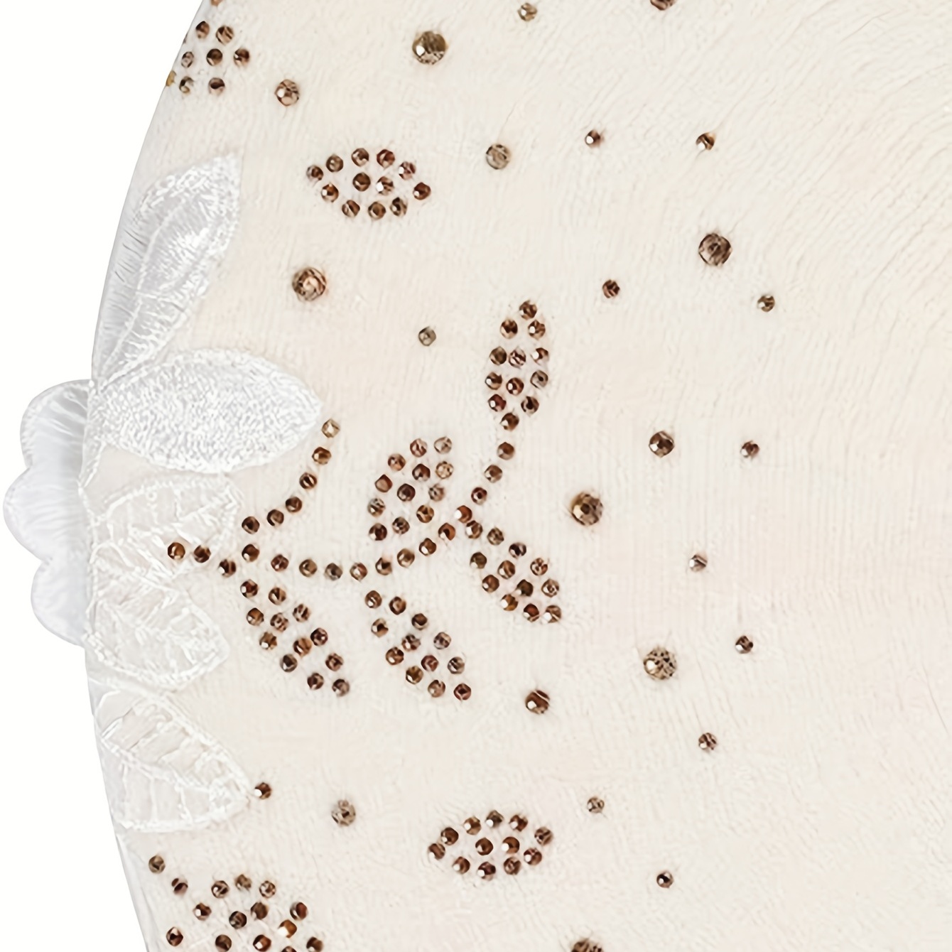 a high quality beret floral lace leaf design - Temu