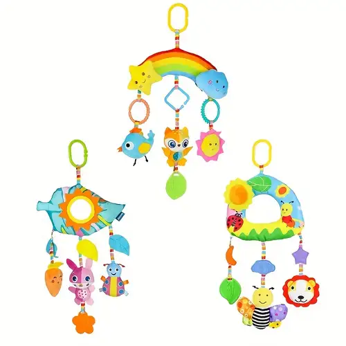 FooYee Jouet de Poussette pour Bébé, Jouet Hochet Suspendu, Peluche pour Garçons et Filles de 0 à 12 Mois, pour Sièges Auto, Poussettes, Berceaux FooYee Jouet de Poussette pour Bébé, Jouet Hochet Suspendu, Peluche pour Garçons et Filles de 0 à 12 Mois, pour Sièges Auto, Poussettes, Berceaux