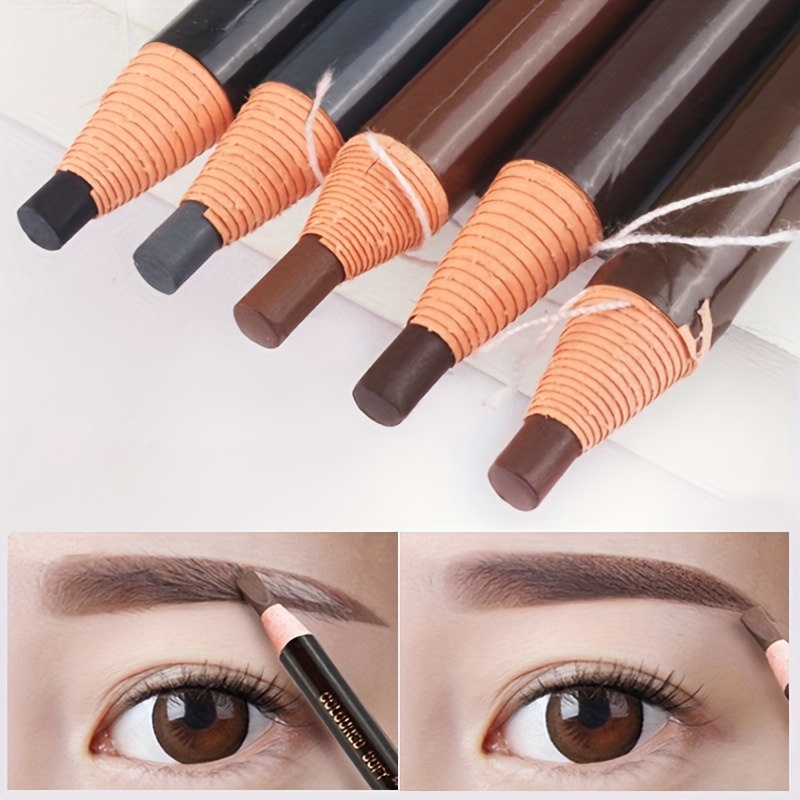 

Waterproof Eyebrow Pencil, Hard Refill Drawstring Eyebrow Pen Soft Tear Off Eyebrow Pencil ( 5 Colors )