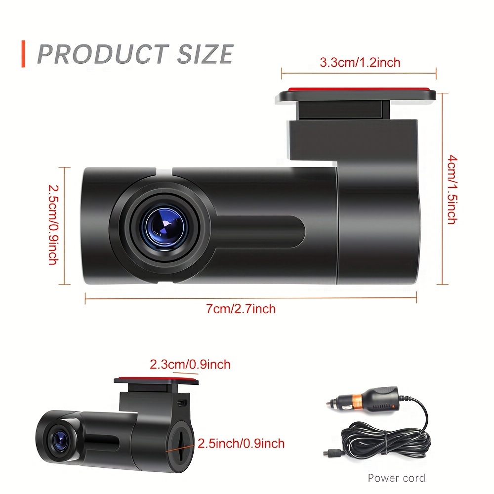 1296p Wifi Usb Car Dash Cam Full Hd Dash Camera For Cars - Temu