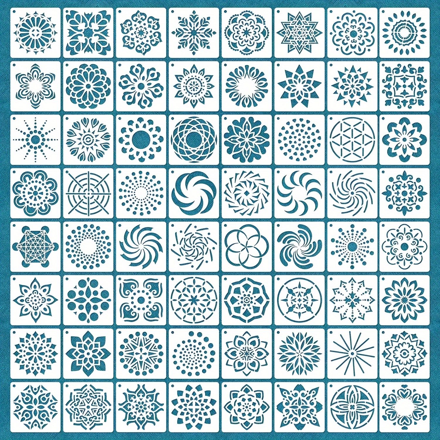 Mandala Stencil Reusable Mandala Painting Templates Stencil - Temu