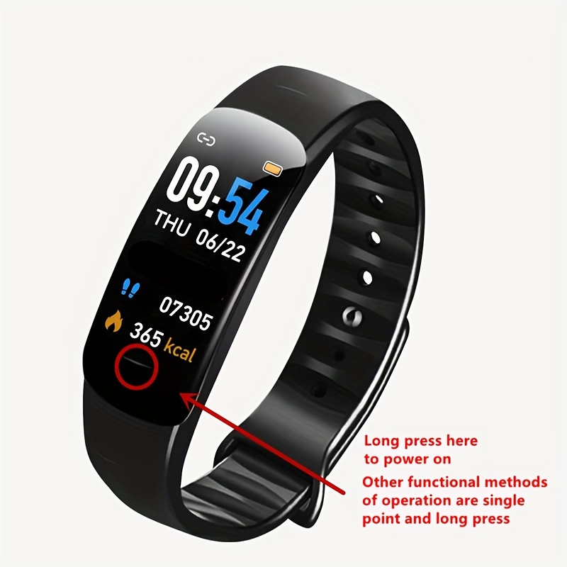 Pulsera inteligente con monitor de ritmo cardíaco, banda deportiva,  rastreador de fitness, relojes inteligentes para mujeres y hombres