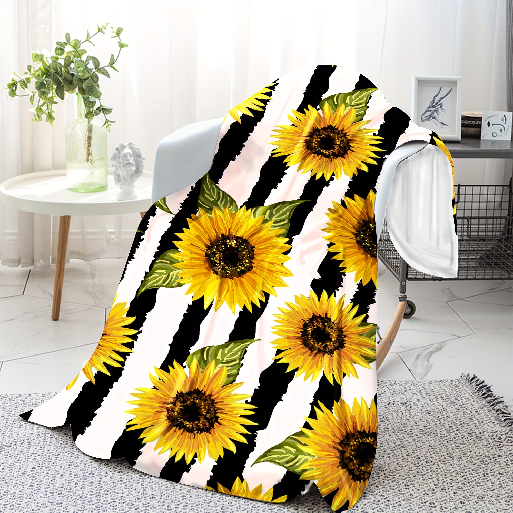 Blanket Gifts For Adult Daughter, You Are my Sunflower Hippie